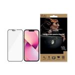 Folie sticla PanzerGlass E2E Microfracture Antibacterial, Camera Cover cu Cristal Swarovsky, compatibila cu iPhone 13 Mini, Negru 4 - lerato.ro