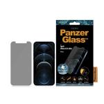 Folie sticla PanzerGlass Standard Super Plus, Tempered si Privacy, compatibila cu iPhone 12 Pro Max, Negru 2 - lerato.ro