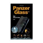 Folie sticla PanzerGlass Standard Super Plus, Tempered si Privacy, compatibila cu iPhone 12 Pro Max, Negru 4 - lerato.ro