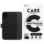 Husa Wallet 2 în 1 cu MagSafe CARE by PanzerGlass Feature Tango compatibila cu iPhone 16 Plus, Negru 3 - lerato.ro