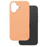 Carcasa CARE by PanzerGlass Fashion, cu MagSafe, compatibila cu iPhone 16, Peach 3 - lerato.ro