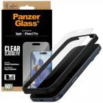 Folie sticla securizata PanzerGlass Fit, EasyAligner, compatibila cu iPhone 17 Pro, Transparent 5 - lerato.ro