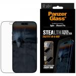 Folie sticla securizata PanzerGlass Stealth Ultra-Wide Fit Fastfit compatibila cu iPhone 17 Pro, Transparent 2 - lerato.ro