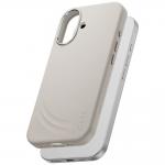 Carcasa CARE by PanzerGlass Flow cu MagSafe compatibila cu iPhone 17, Bej 3 - lerato.ro