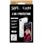 Set protectie CARE by PanzerGlass Fashion Combo 3in1, Carcasa MagSafe, Folie display, Protectie camera, compatibil cu iPhone 16e, Transparent 6 - lerato.ro