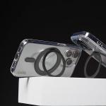 Carcasa CARE by PanzerGlass cu MagSafe si Stand Negru compatibila cu iPhone 16, Transparent 5 - lerato.ro