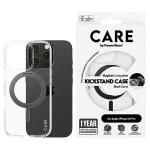 Carcasa CARE by PanzerGlass cu MagSafe si Stand Negru compatibila cu iPhone 16 Pro, Transparent 3 - lerato.ro
