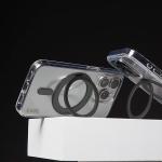 Carcasa CARE by PanzerGlass cu MagSafe si Stand Negru compatibila cu iPhone 16 Pro, Transparent 5 - lerato.ro