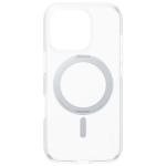 Carcasa CARE by PanzerGlass cu MagSafe si Stand Silver compatibila cu iPhone 16 Pro, Transparent 4 - lerato.ro
