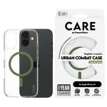 Carcasa CARE by PanzerGlass Flagship cu MagSafe Verde compatibila cu iPhone 16, Transparent 3 - lerato.ro
