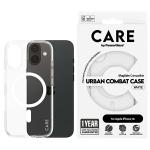Carcasa CARE by PanzerGlass Flagship cu MagSafe Alb compatibila cu iPhone 16, Transparent 3 - lerato.ro