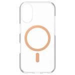 Carcasa CARE by PanzerGlass Flagship cu MagSafe Portocaliu compatibila cu iPhone 16, Transparent 4 - lerato.ro