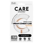 Carcasa CARE by PanzerGlass Flagship cu MagSafe Portocaliu compatibila cu iPhone 16, Transparent 5 - lerato.ro