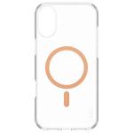 Carcasa CARE by PanzerGlass Flagship cu MagSafe Portocaliu compatibila cu iPhone 16 Plus, Transparent 4 - lerato.ro