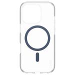 Carcasa CARE by PanzerGlass Flagship cu MagSafe Albastru compatibila cu iPhone 16 Pro, Transparent 4 - lerato.ro