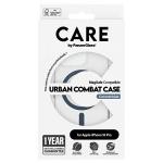 Carcasa CARE by PanzerGlass Flagship cu MagSafe Albastru compatibila cu iPhone 16 Pro, Transparent 5 - lerato.ro
