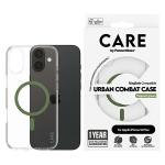Carcasa CARE by PanzerGlass Flagship cu MagSafe Verde compatibila cu iPhone 16 Plus, Transparent 3 - lerato.ro
