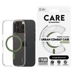 Carcasa CARE by PanzerGlass Flagship cu MagSafe Verde compatibila cu iPhone 16 Pro, Transparent 3 - lerato.ro