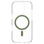 Carcasa CARE by PanzerGlass Flagship cu MagSafe Verde compatibila cu iPhone 16 Pro, Transparent 4 - lerato.ro