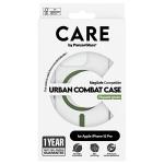 Carcasa CARE by PanzerGlass Flagship cu MagSafe Verde compatibila cu iPhone 16 Pro, Transparent 5 - lerato.ro