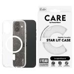 Carcasa CARE by PanzerGlass Flagship Star Lit cu MagSafe Alb compatibila cu iPhone 16, Transparent 3 - lerato.ro