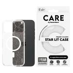 Carcasa CARE by PanzerGlass Flagship Star Lit cu MagSafe Alb compatibila cu iPhone 16 Pro Max, Transparent 3 - lerato.ro