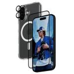 Set protectie 3 in 1 PanzerGlass Bundle, Carcasa Clear, Folie protectie display, Protectie camera foto, compatibil cu iPhone 16, Transparent 3 - lerato.ro