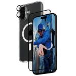 Set protectie 3 in 1 PanzerGlass Bundle, Carcasa Clear, Folie protectie display, Protectie camera foto, compatibil cu iPhone 16 Plus, Transparent 3 - lerato.ro
