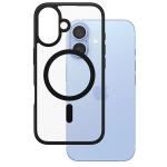Carcasa PanzerGlass HardCase cu MagSafe compatibila cu iPhone 16, Negru / Transparent 2 - lerato.ro