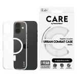 Carcasa CARE by PanzerGlass Flagship cu MagSafe Alb compatibila cu iPhone 16 Plus, Transparent 3 - lerato.ro