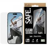 Folie sticla securizata SAFE by PanzerGlass Ultra-Wide Fit EasyAligner compatibila cu iPhone 17 Pro  / 16 Pro, Transparent 2 - lerato.ro