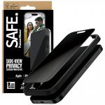Folie sticla securizata SAFE by PanzerGlass Ultra-Wide Fit EasyAligner Privacy compatibila cu iPhone 17 Pro  / 16 Pro, Negru 6 - lerato.ro