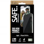 Folie sticla securizata SAFE by PanzerGlass Ultra-Wide Fit EasyAligner Privacy compatibila cu iPhone 17 Pro  / 16 Pro, Negru 7 - lerato.ro