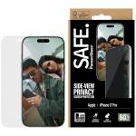 Folie sticla securizata SAFE by PanzerGlass Ultra-Wide Fit EasyAligner Privacy compatibila cu iPhone 17 Pro, Negru 2 - lerato.ro