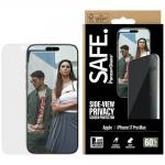 Folie sticla securizata SAFE by PanzerGlass Ultra-Wide Fit EasyAligner Privacy compatibila cu iPhone 17 Pro Max, Negru 2 - lerato.ro