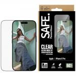 Folie sticla securizata SAFE by PanzerGlass Ultra-Wide Fit EasyAligner Black Frame compatibila cu iPhone 17 Pro, Negru 2 - lerato.ro