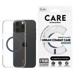 Carcasa CARE by PanzerGlass Flagship cu MagSafe Albastru compatibila cu iPhone 16 Pro Max, Transparent 3 - lerato.ro