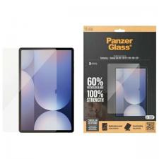 Folii tablete, Folie protectie sticla securizata PanzerGlass Ultra-Wide Fit compatibila cu Samsung Galaxy Tab S7+ / S8+ / S9+ / S9 FE+ / S10+, 12.4 inch, Transparent, lerato.ro