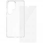 Set protectie 2 in 1 CARE by PanzerGlass Fashion, Carcasa Clear si Folie protectie display, compatibil cu Samsung Galaxy S25 Ultra, Transparent 4 - lerato.ro
