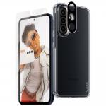 Set de protectie CARE by PanzerGlass Flagship 3in1, Carcasa Clear si Folie protectie display si camera foto, compatibil cu Samsung Galaxy A36 5G, Transparent 3 - lerato.ro