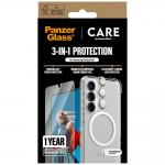 Set protectie 3 in 1 CARE by PanzerGlass Flagship, Carcasa Clear, Folie protectie display si Protectie lentila, compatibil cu Samsung Galaxy S25, Transparent 5 - lerato.ro