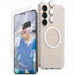 Set protectie 3 in 1 CARE by PanzerGlass Flagship, Carcasa Clear, Folie protectie display si Protectie lentila, compatibil cu Samsung Galaxy S25 Plus, Transparent 3 - lerato.ro