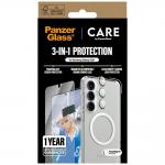 Set protectie 3 in 1 CARE by PanzerGlass Flagship, Carcasa Clear, Folie protectie display si Protectie lentila, compatibil cu Samsung Galaxy S25 Plus, Transparent 5 - lerato.ro
