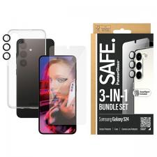 Kit protectie SAFE by PanzerGlass, Carcasa, Protectie camera foto, Protectie display, compatibil cu Samsung Galaxy S24, Transparent