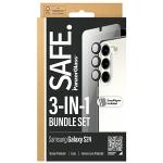 Kit protectie SAFE by PanzerGlass, Carcasa, Protectie camera foto, Protectie display, compatibil cu Samsung Galaxy S24, Transparent 5 - lerato.ro