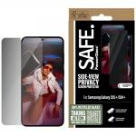 Folie sticla securizata SAFE de PanzerGlass Ultra-Wide Fit Privacy compatibila cu Samsung Galaxy S25 Plus, Negru 2 - lerato.ro