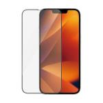 Folie sticla securizata PanzerGlass Ultra-Wide Fit, Anti-reflective, Antibacterial, compatibila cu iPhone 14 / 13 / 13 Pro, Transparent 3 - lerato.ro