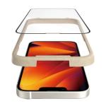 Folie sticla securizata PanzerGlass Ultra-Wide Fit, Anti-reflective, Antibacterial, compatibila cu iPhone 14 / 13 / 13 Pro, Transparent 6 - lerato.ro