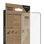 Folie sticla securizata PanzerGlass Ultra-Wide Fit, Anti-reflective, Antibacterial, compatibila cu iPhone 14 / 13 / 13 Pro, Transparent 8 - lerato.ro