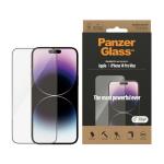 Folie sticla securizata PanzerGlass Ultra-Wide Fit Antibacterial compatibila cu iPhone 14 Pro Max, Transparent 2 - lerato.ro